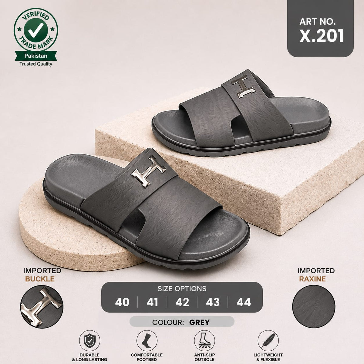 X-TREND Premium Men's Sandals - Comfort & Style (ART X.201)